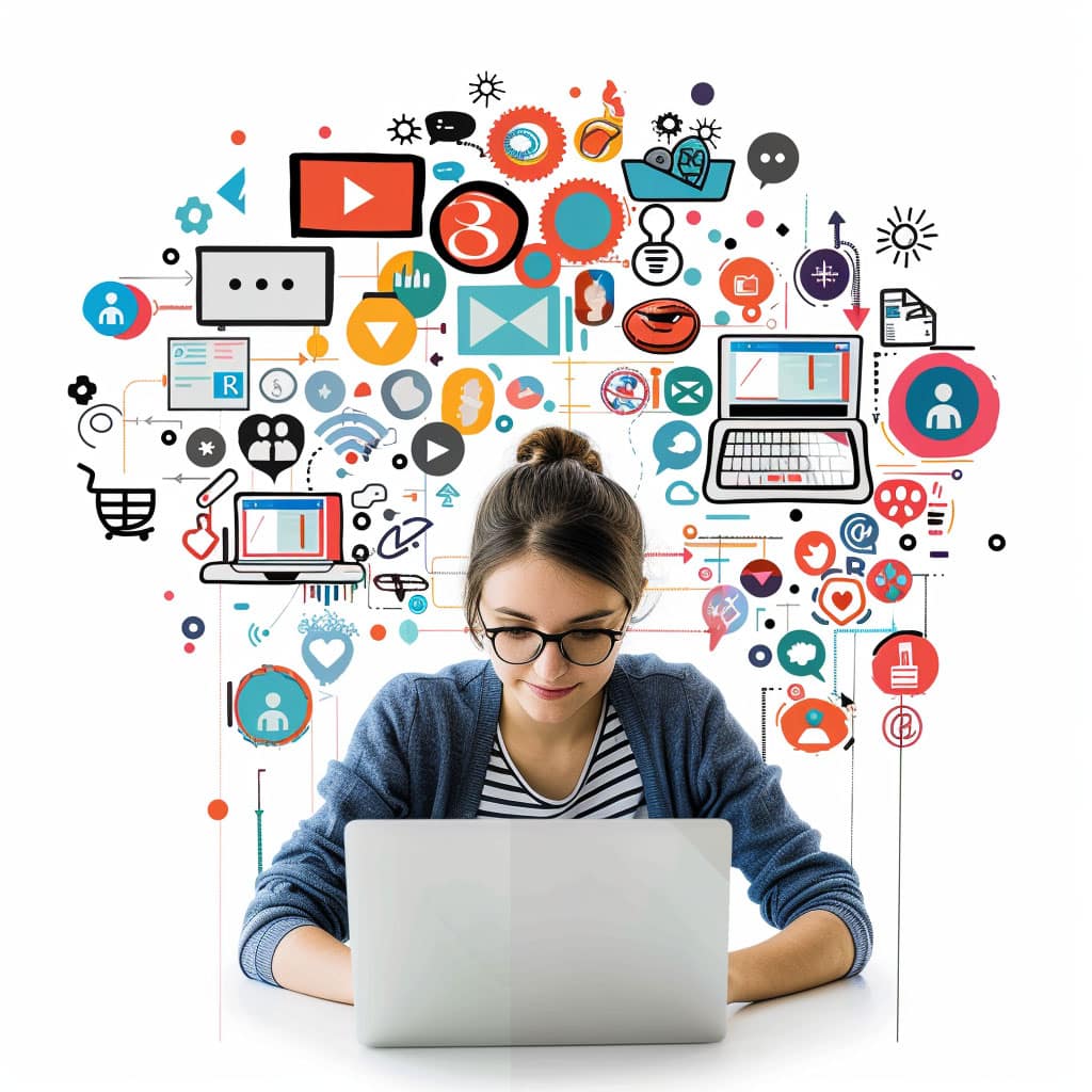 Erreur : Négliger sa plateforme d'auteur - Une Autre Voix Un auteur travaille sa présence sur les réseaux sociaux