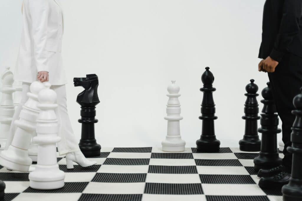 Une Autre Voix - partie déchecs - Une Autre Voix Une partie d'échecs en taille humaine