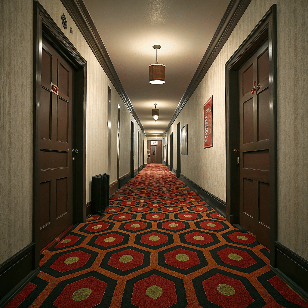 Un couloir aux allures de celui de Shining
