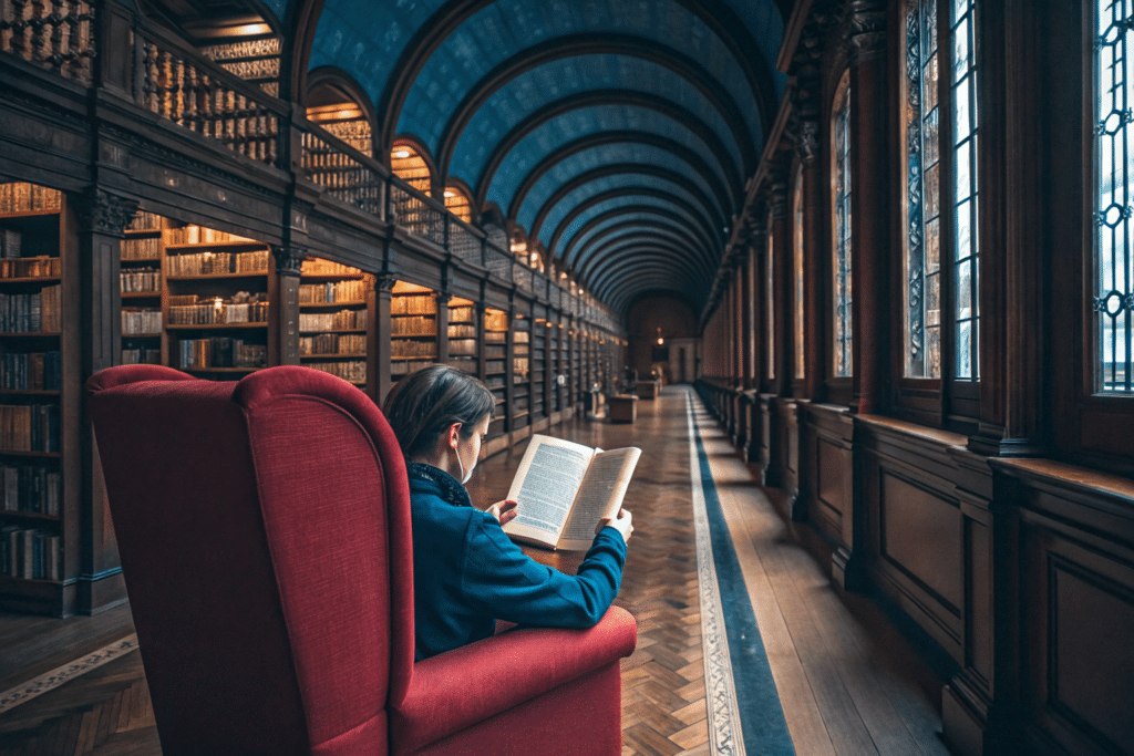 UneAutreVoix-MiseEnAbyme-Bibliothèque - Une Autre Voix une bibliothèque infinie