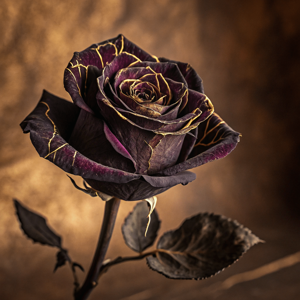 UneAutreVoix-Symbolisme-FleurDuMal - Une Autre Voix Une fleur violette bordée d'or
